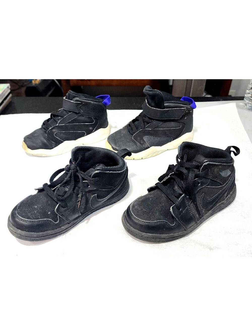 Nike Jordan Lot of 2 Toddler Black Size 10C Sneakers